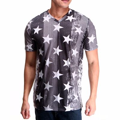 Wholesale Printed Grey Sublimation T-Shirt
